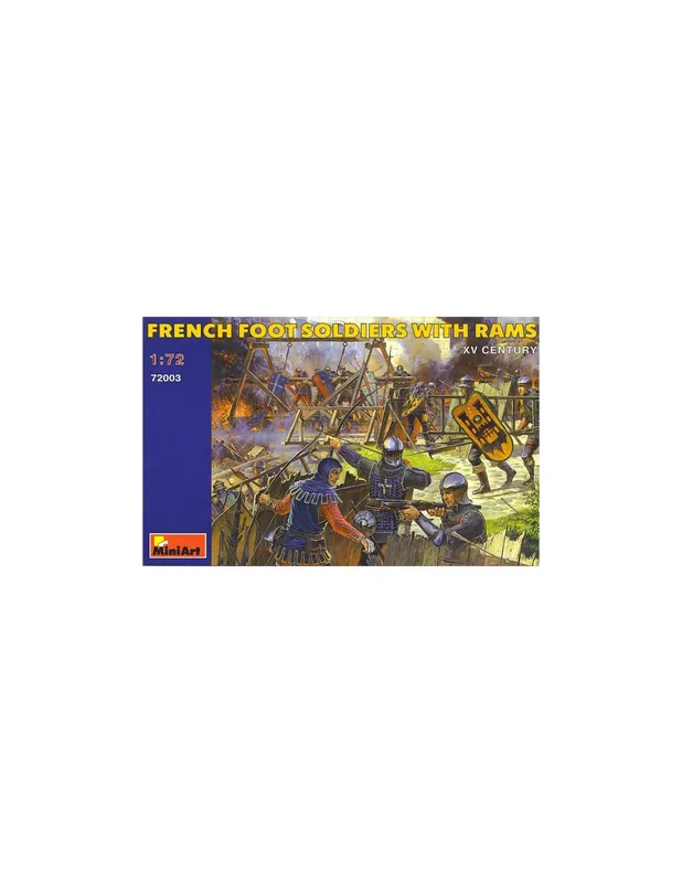 MiniArt 72003 French Foot Soldiers Whit Rams Expediere rapidă