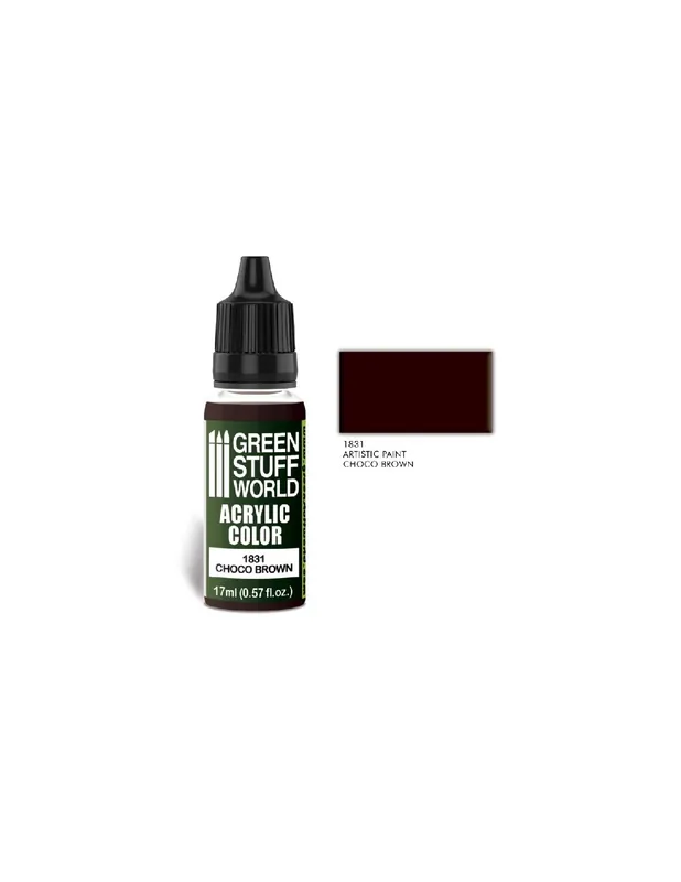Green Stuff 501902 Acrylic Color Choco Brown (1831) Cel mai vândut