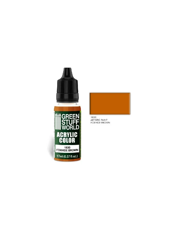 Lichidare de stoc Green Stuff 501896 Acrylic Color Foxhide Brown (1830)