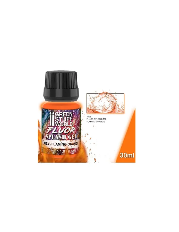 Green Stuff 505138 Splash Gel - Flaming Orange Reducere extra