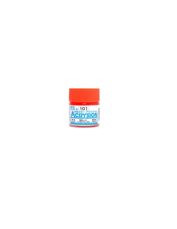 Preferatul clienților Mr. Hobby N-101 Acrysion Fluorescent Red Gloss 10ml