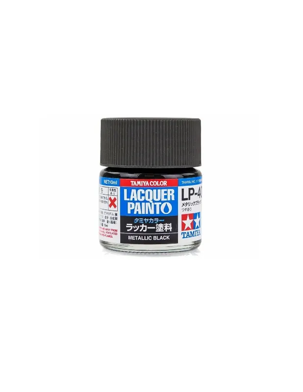 Tamiya 82140 LP-40 Lacquer Paint Metallic Black 10ml Reduceri