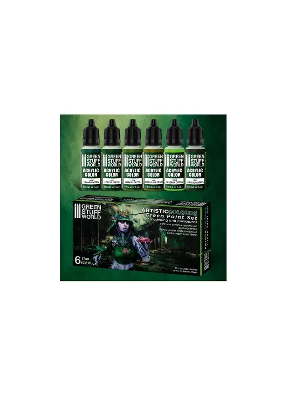 Lichidare de stoc Green Stuff 506143 Paint Set - Green