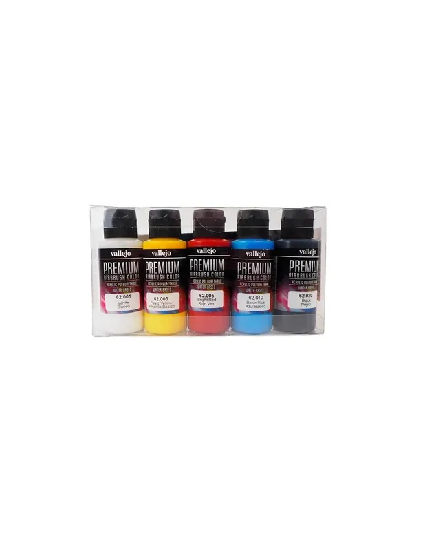 Vallejo 62101 Opaque Basics Colors 5x60 ml. Comandă acum