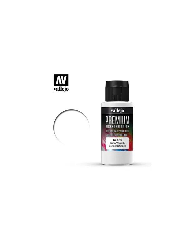 Ofertă Vallejo 62063 Premium Satin Varnish 60ml