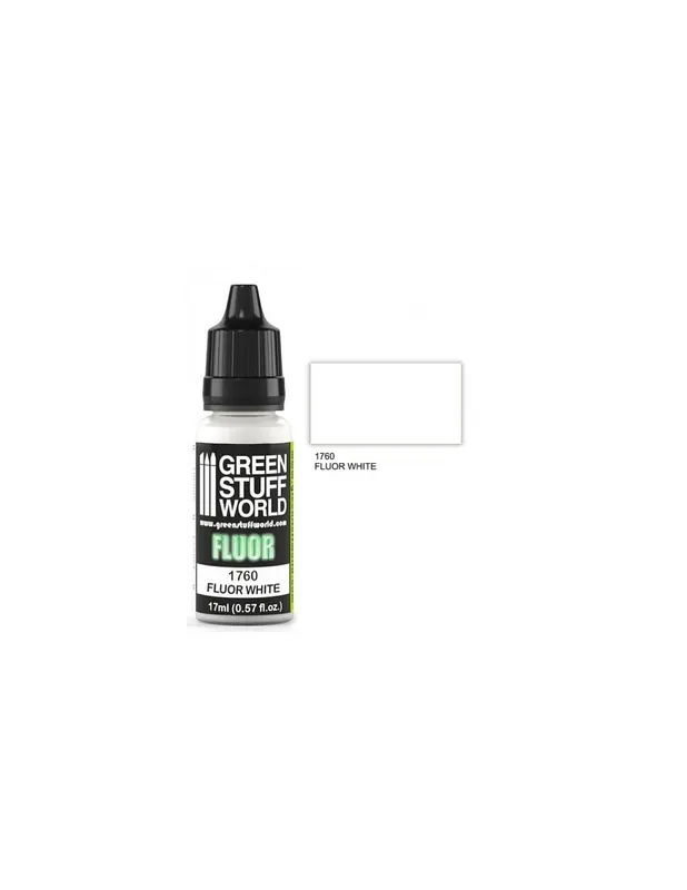 Green Stuff 1760 501193 Fluor Paint White 17ml Reduceri