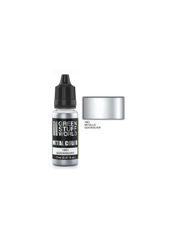 Reduceri Green Stuff 502206 Metallic Paint Quicksilver 17ml