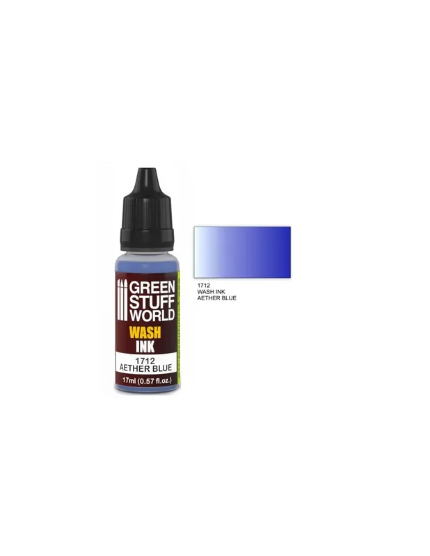 Green Stuff 1712 500714 Wash Ink Aether Blue 17ml Super ofertă
