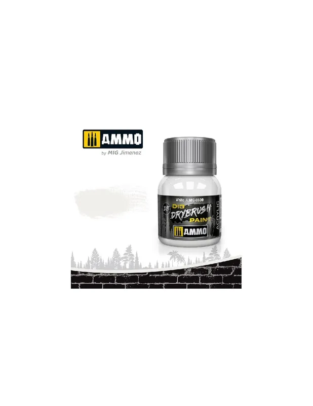 Discount A.MIG-0600 Dio Drybrush Paint White