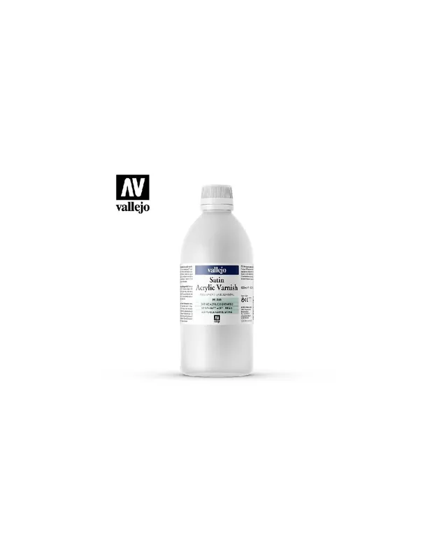 Vallejo 28519 Satin Acrilic Varnish 500ml Lichidare de stoc