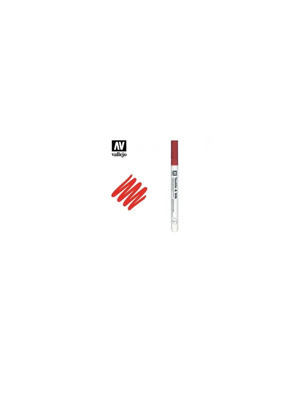 Plată sigură Vallejo 40205 Textile Marker Red