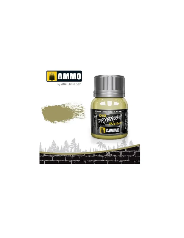 A.MIG-0617 Drybrush German Yellow Cel mai bun preț