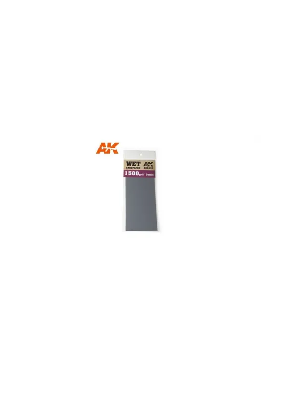 Reducere specială AK Interactive 9035 Wet Sandpaper 1500 Grit 3 units