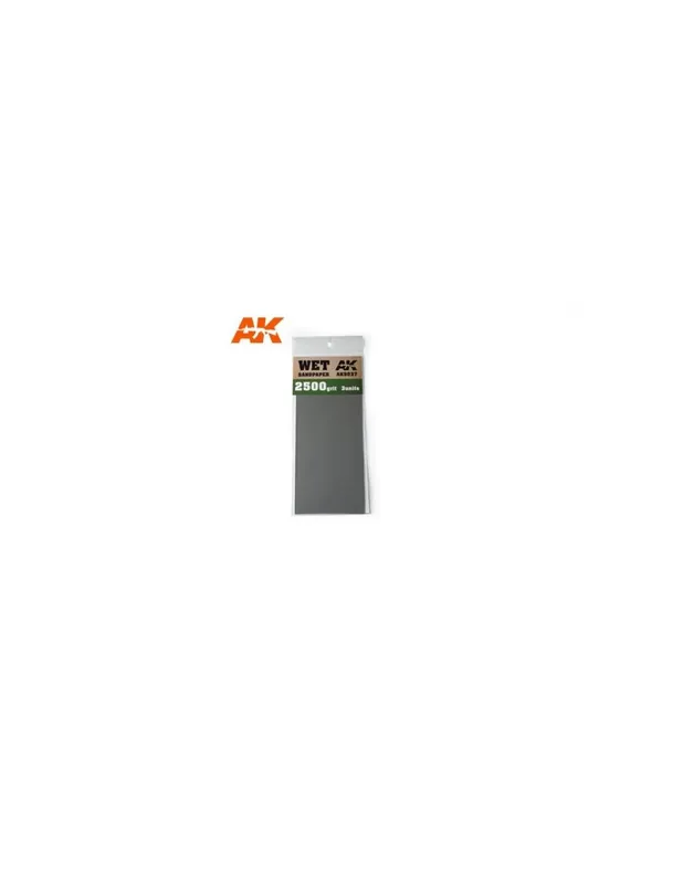 AK Interactive 9037 Wet Sandpaper 2500 Grit 3 units Ofertă limitată