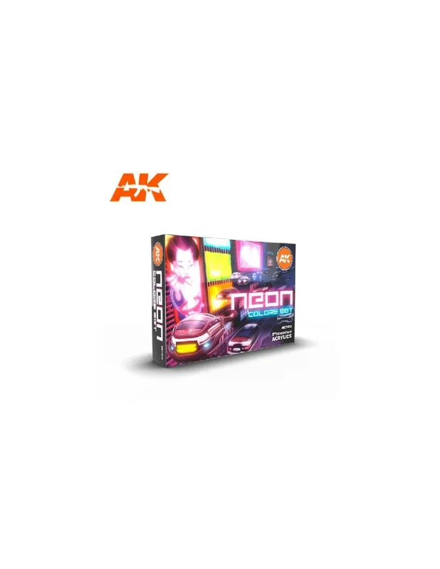 Ofertă AK Interactive 11610 Neon Colors Set (6x17mL)