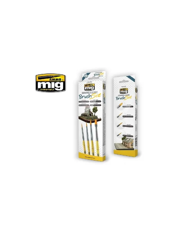 Cumpără online A.MIG-7601 Dioramas And Scenic Brush Set