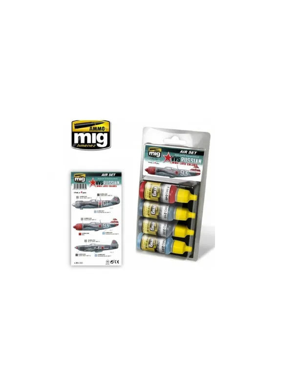 Comandă acum A.MIG-7223 VVS Russian WWII late colors (4x17ml)