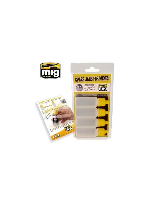 A.MIG-8004 Spare Jars For Mixes (4x17ml) Reducere de preț