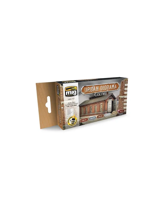 A.MIG-7177 Urban Diorama Colors Set (6x17ml) Premium