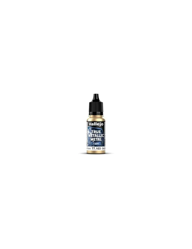 Reducere extra Vallejo 77103 True Metallic Metal Imperial Gold 18ml