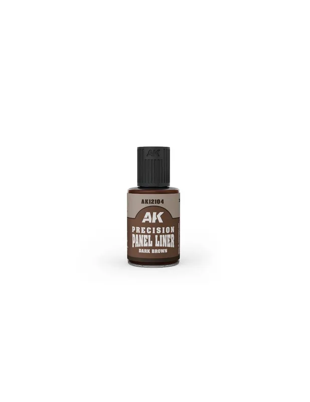 Ofertă specială AK-Interactive AK12104 Precision Paneliner - Dark Brown (30ml)