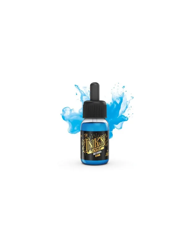 AK Interactive Ink 16054 Cyan 30ml Preț redus