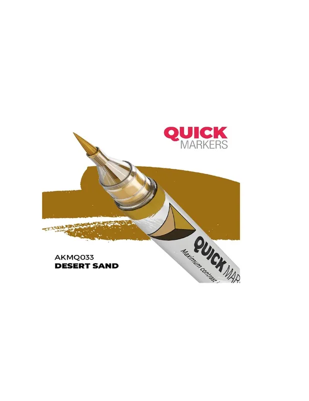 Cumpărături sigure AK Interactive AKMQ033 Desert Sand - Quick Marker