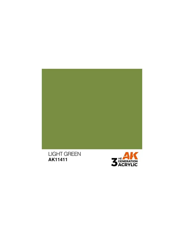 AK Interactive 3GEN Figure AK11411 Light Green 18ml Cumpărături sigure