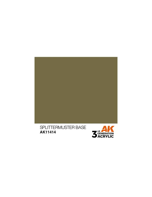 AK Interactive 3GEN Figure AK11414 Splittermuster Base 18ml Ultima șansă