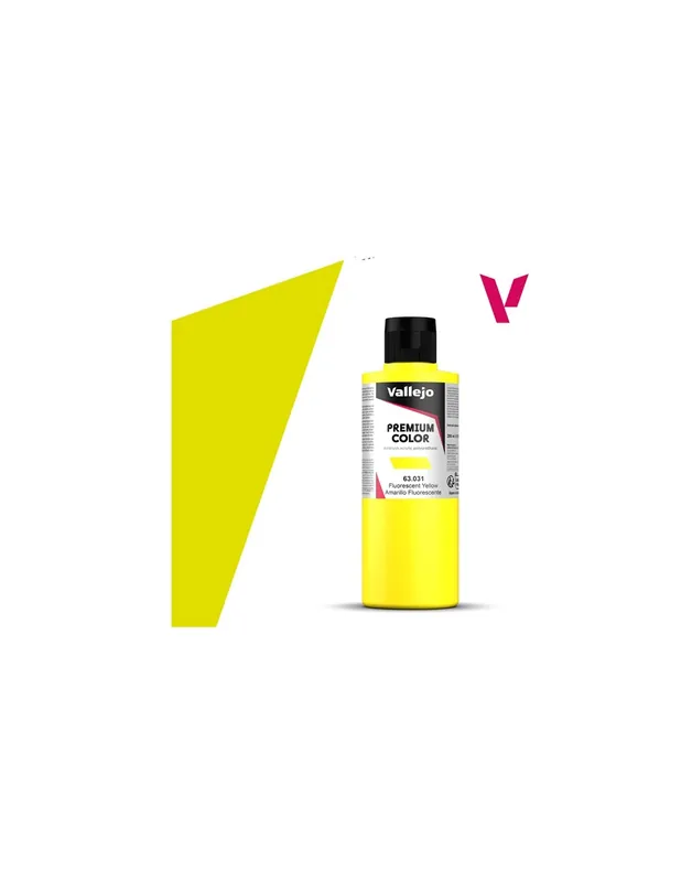 Preferatul clienților Vallejo 63031 Premium Fluorescent Yellow 200ml