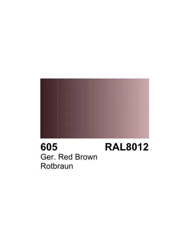 Preț mic Vallejo 70605 Acrylic Primer - German Red Brown 17ml