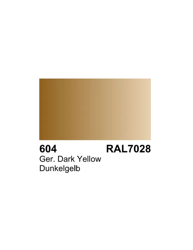 Vallejo 73604 Acrylic Primer - German Dark Yellow 60ml Retur ușor