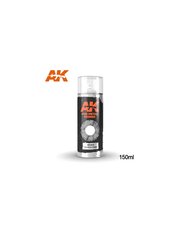 AK Interactive 1016 Spray - Fine Metal Primer 150 ml Doar azi