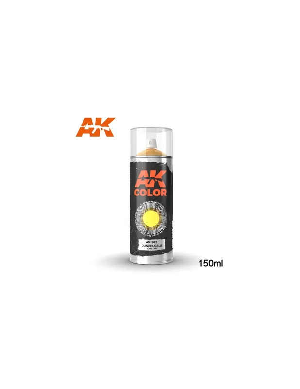 Plată sigură AK Interactive 1023 Spray - Dunkelgelb Color 150 ml.