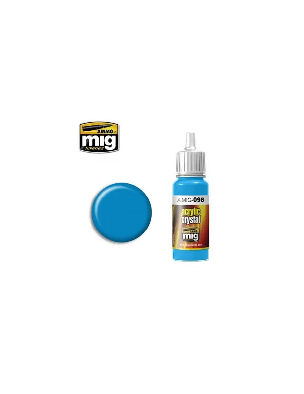 Retur gratuit A.MIG-0098 Crystal Light Blue 17ml