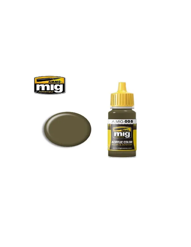 A.MIG-0005 RAL 7008 Graugrun 17ml Chilipir