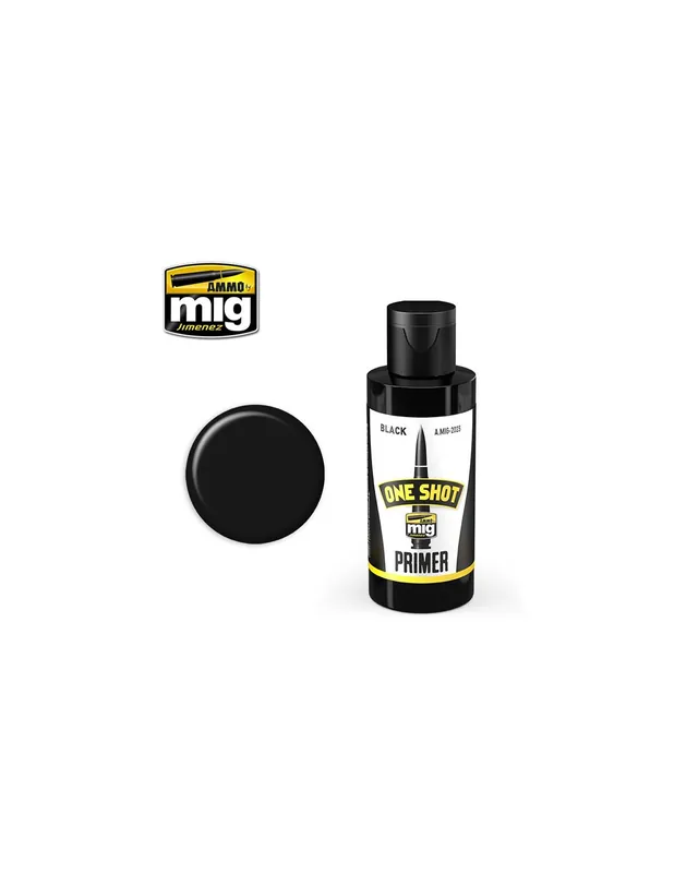 A.MIG-2023 One Shot Primer - Black 60ml Plată sigură