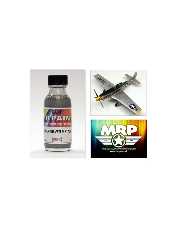 MRP-003 Super Silver Metalic 30ml Retur gratuit