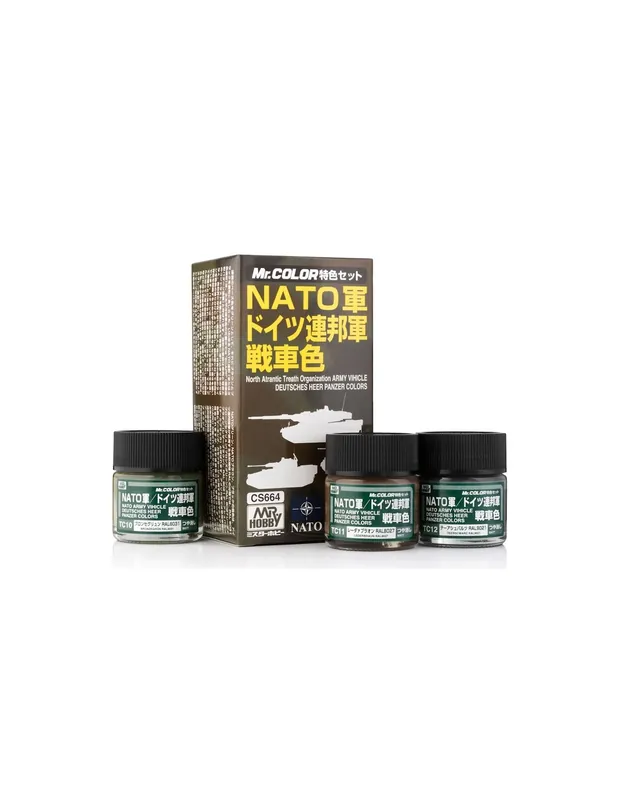 Reduceri Mr.Hobby CS-664 Set NATO Colors 3 x 10 ml.