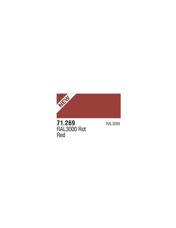 Vallejo 71269 MODEL AIR Red RAL3000 17ml Ofertă exclusivă