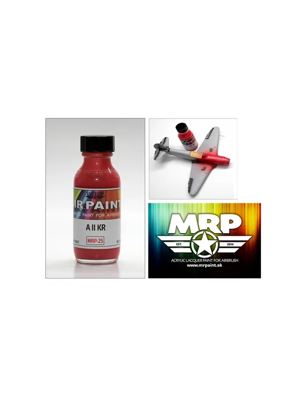 Ofertă specială MRP-025 A II KR Red 30ml