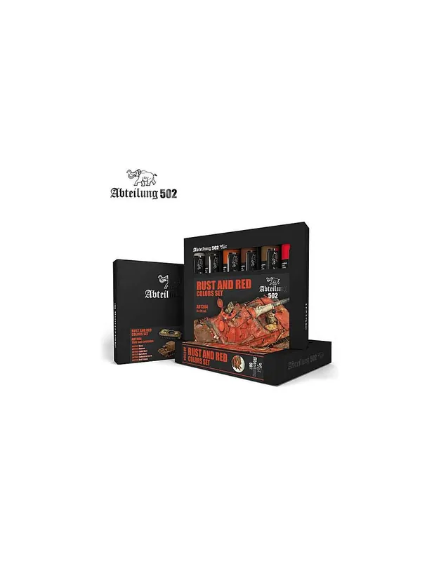 Abteilung ABT304 Oil Color - Rust and Red Colors Set 20ml Preț redus