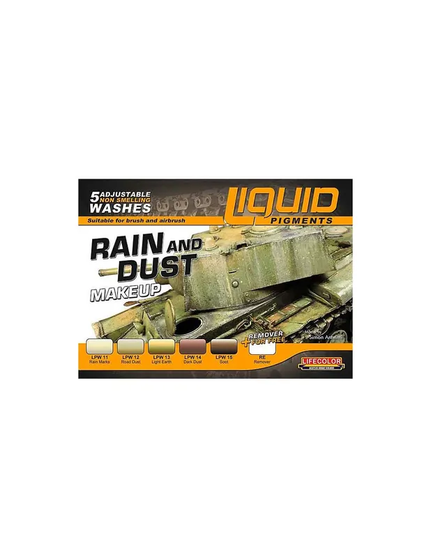Lifecolor LP03 Rain and Dust Makeup Set 6x22ml Ofertă limitată