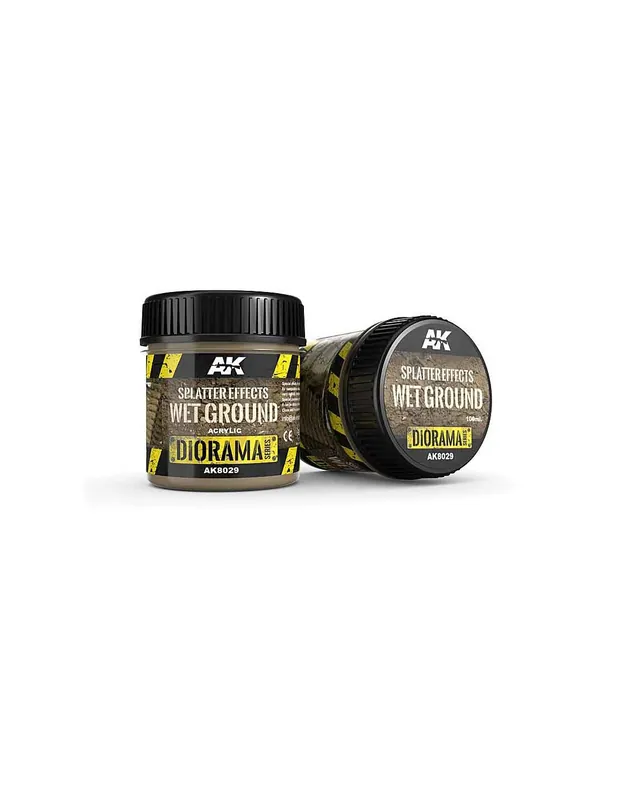 AK Interactive 8029 Splatter Effects Wet Ground 100ml Plată securizată
