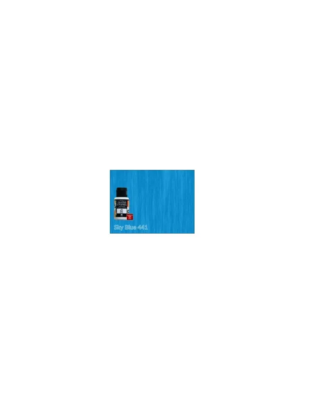Popular Vallejo 40441 Arte Deco Gloss Enamel Sky Blue 35 ml.