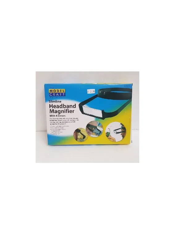 Model Craft POP1763 Slimline Headband Magnifier with 4 Lense Comandă acum
