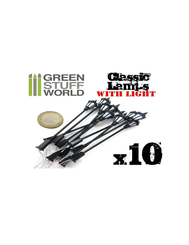 Green Stuff 9269 367689 Classic Lamps with Micro LED Lights Nu rata
