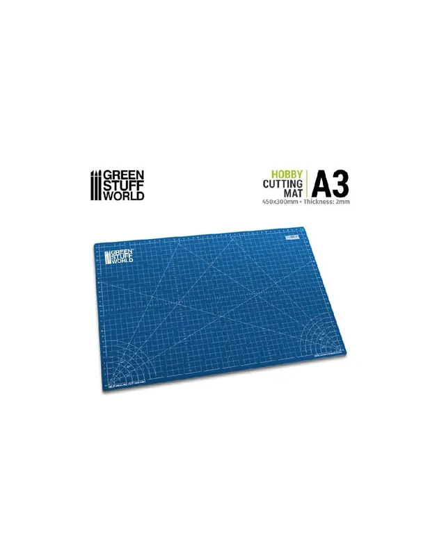 Retur ușor Green Stuff 3244 506043 Foldable Cutting Mat - Blue A3 (2mm)