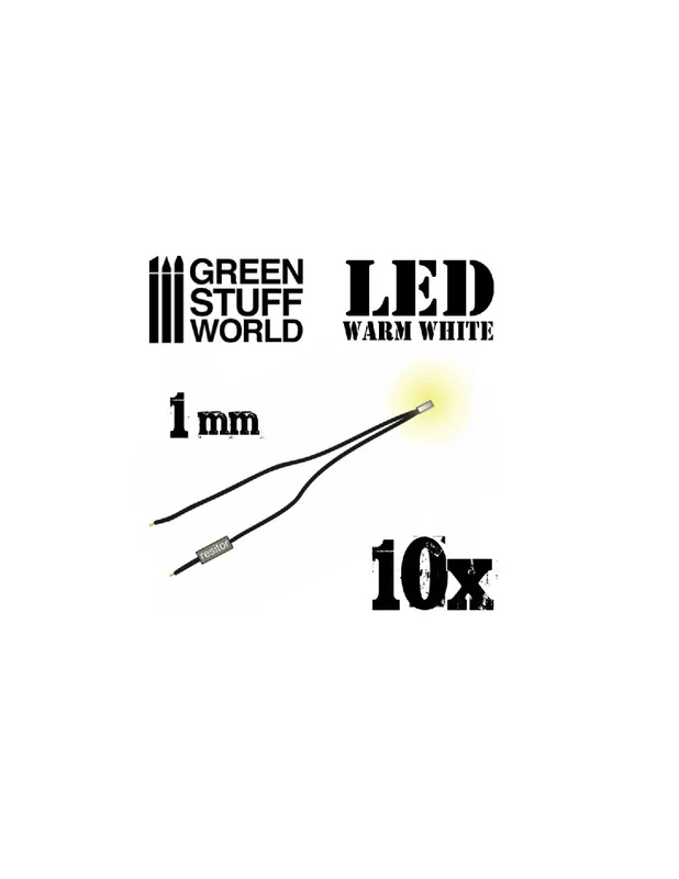 Green Stuff 1382 363827 Warm White LED Lights - 1mm Promoție