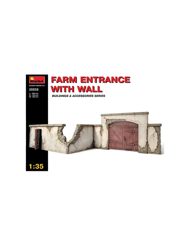 MiniArt 35535 Farm Entrance w. Wall Lichidare de stoc
